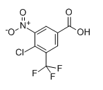 4-Chloro-3-nitro-5-(trifluoromethyl)benzoic acid 350488-79-8